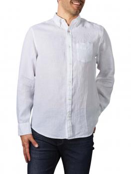 Image of Gant Reg Linen Shirt BD white
