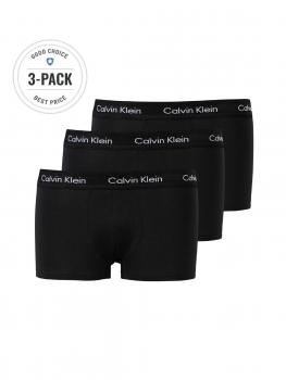 Image of Calvin Klein Low Rise Trunk 3 Pack Black W/Black W