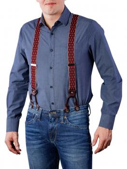 Image of Henry Suspenders bordeaux by BASIC BELTS